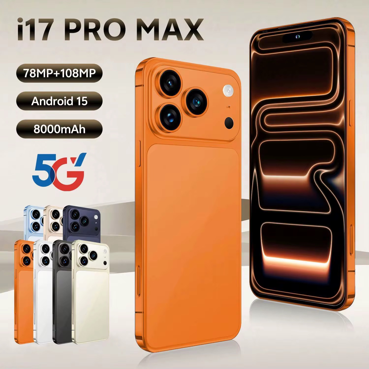 i17 Pro Max in Sunset Orange